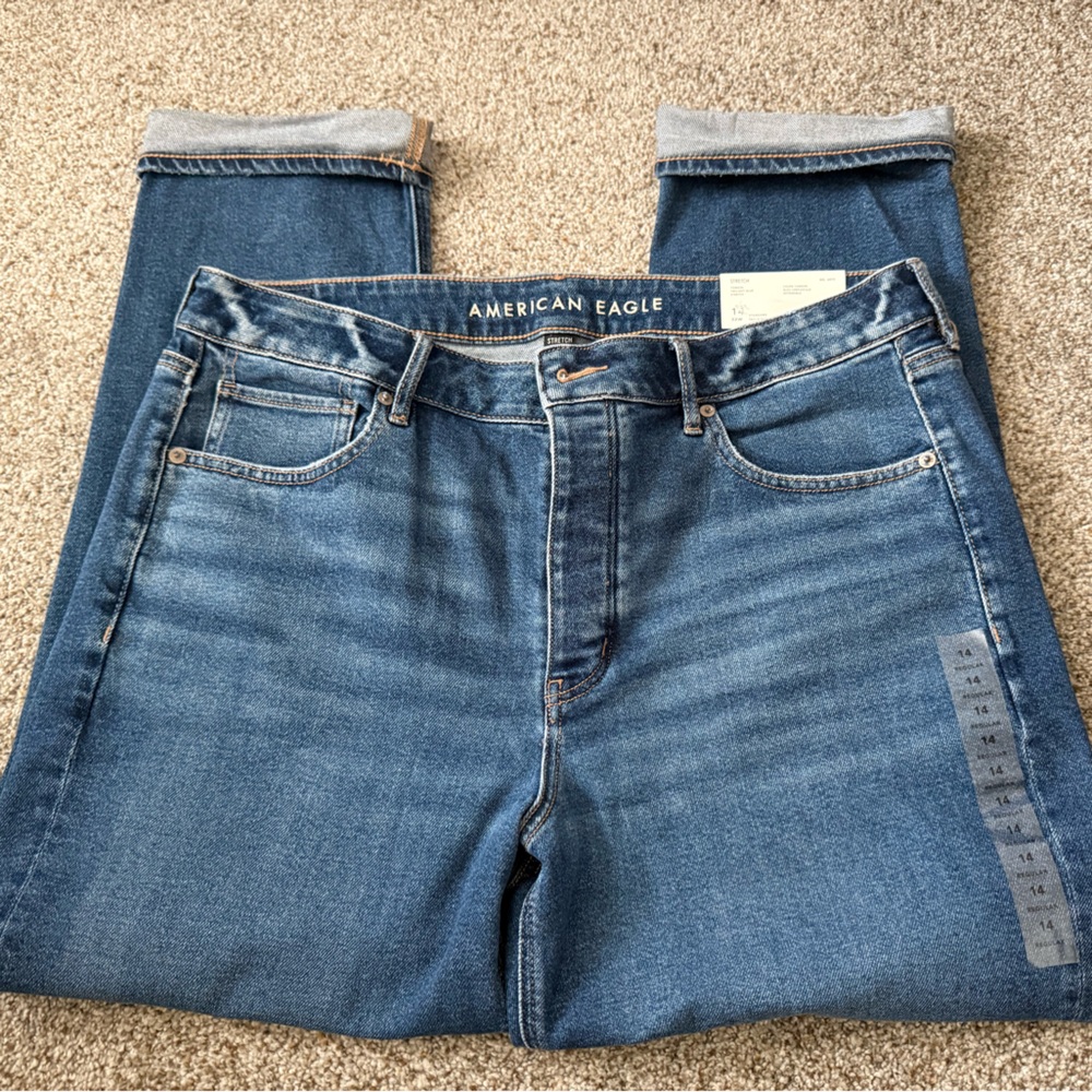 American Eagle Outfitters Blue Tomgirl Jeans